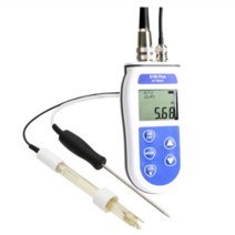 ETI PH메타 8100PLUS 유리전극 PH 측정기 방수형 온도보상, 1개