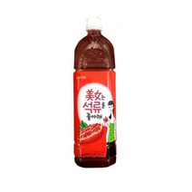 맛있는(JK) 미녀는 석류를 좋아해 1.5리터 x 12개 (YV73071)사무실 대용량 업소용 식당용 간식 소스, 상세페이지 참조