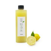 담아요 수제 레몬즙 레몬액 500ml 수제 착즙 레몬청 레몬원액, 500ml 1병, 플라스틱병