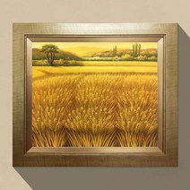 황보리 풍경화 보리그림 풍수지리그림액자 10호