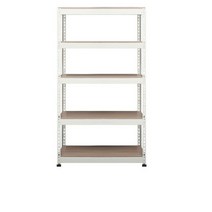 스피드랙 V2 선반 5단 700 x 400 x 1800 mm, 화이트(앵글)