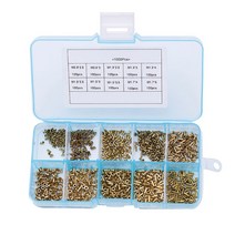 1000 PCS 관형 리벳 M0.9 M1.3 M1.5 M1.7 금속 스터드 중공 리벳 너트 구색 키트 회로 보드 PCB 손톱