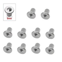 맞춤 핀 센터 포인트 6mm/8mm/10mm/12mm A3 실버 우드 목재 마커 구멍 장부 실용적 10 개, 01 6mm