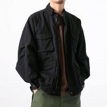 과잠 항공점퍼 간절기 아우터 남성용 밀리터리 전술 재킷 멀티 포켓 에비에이터 일본 레트로 루즈 야구 유니폼 봄 가을 카고