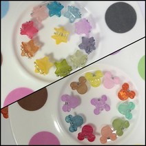 러블리굿베베 미니 디스코 집게핀 10개 세트