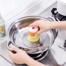 영앤동 자동 주방 욕실 세제 펌프 펌핑 브러쉬 세척솔 수세미 (A5248ea1368), 쿠팡 영앤동 1, 쿠팡 영앤동 퐁퐁수세미-랜덤