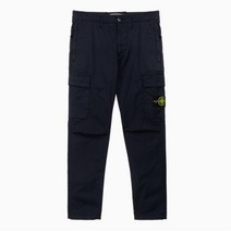 [스톤아일랜드] (당일) 22FW 와펜 패치 네이비 슬림 카고 팬츠 771530410 V