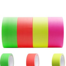 찢어쓰는 무광면테이프 (50mm 10M) 끈적임없는 바닥마스킹 폭넓은, 색상, 오렌지색