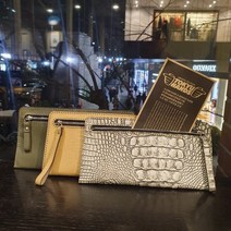 로스킨 지퍼슬림장지갑 반제품 DIY 수업용키트(30칼라소가죽) 가죽공예 DIY 패키지, 밤색