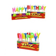 생일 파티 생파 해피 돌잔치 영문 축하 케익 케이크 글씨 초 HAPPY BIRTHDAY, 기본