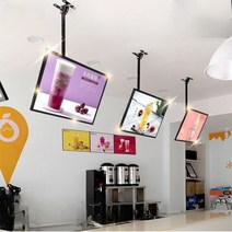 광고용모니터 전자 메뉴판 디지털 LED 카페 디스플레이 사이니지, 60cmx80cm, 블랙