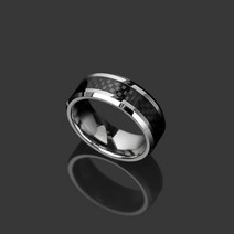 진주모아 RTUS03 텅스텐 남자반지 한국사이즈 위브