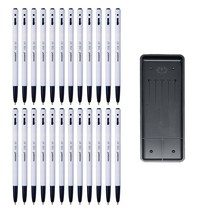 모나미 BP153 볼펜 0.7mm 24p + 매표 펜접시 C형, 100개, 블랙