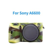 소니 알파 A6000 A6100 A6300 A6400 A6500 A6600 A5100 A5000 카메라에 대 한 실리콘 갑옷 스킨 카메라 가방 바디 커버 수호자, 10 A6600 Camouflage