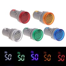 전기요금 측정기 전력량계 전기계량기 소비전력 계측기 디지털전력미터 22mm led ac, 20-75hz 녹색