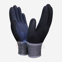 [장갑이네] 국산 수입 PU 도트 엠보싱 나일론 폴리 코팅 장갑, 검정-S, 10개