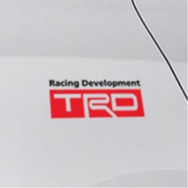 도요타 TRD 로고 차량용 꾸미기 스티커 범퍼 휀다 잔기스 본내트 코나 셀프 카니발 흠집난차 쏘나타DN8 올뉴쏘렌토 얼룩감추기 코란도C 타이어옆 튜닝, 1개, 그레이