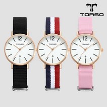 19.T101F-RS-N 패션 셀러브리티 시계 토르소 도로스 데이트 워치 여성나토밴드시계