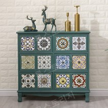 문갑 나비장 수납장 엔틱 장식장 자개함, 전체 의상, 그린 9-그리드