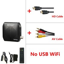 차무무 SKYSAT V9 플러스 풀 HD 1080P DVB S/S2 디지털 위성 수신기 지원 CS 파워부 TV USB 와이파이 옵션, 01 V9 Plus_03 UK Plug