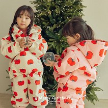[당일발송]꽁꼬떼 야미야미 토마토스키복/패딩세트 썰매 아동스키복 방한복 스키복세트 패딩스키복