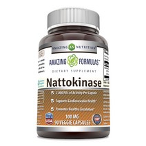 어메이징뉴트리션 나토키나아제 100mg 베지 캡슐, 90개입, 1개, 90정