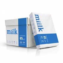 기타 f20 50147_한국제지 밀크복사지 A4 85g 500매 _5개입1박스, 상세페이지 참조, 상세페이지 참조