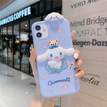 시나모롤 캐릭터 피규어 입체 TPU 소프트 아이폰12미니 12MINI 케이스
