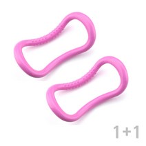 엘로시오 1 1 돌기형 하드 요가 필라테스 링, 엠보스요가링_핑크 1 1