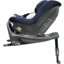 LEAMAN(리만) ISOFIX 고정 신생아 대응 차일드 시트 회전식 4세경 라쿠르 라이트 네이비 일본제 R129 적합, 03 블랙