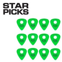 Everly - Star Picks 351 Blister Packs 0.73mm Neon Green / 피크 12개 세트 (3113)