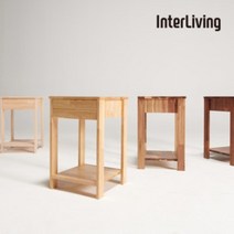 고무나무 원목 높은 협탁