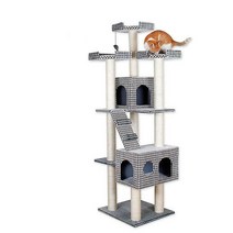 고양이원목캣타워 하우스 대형 엠보싱 캣타워(PMC-CF285-3), 쿠팡 1, 쿠팡 본상품선택