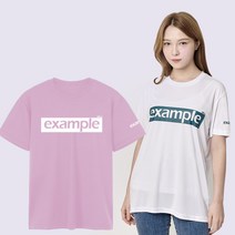 이그잼플 여성 울트라 드라이 기능성 반팔 5종 택1 M~4XL 빅사이즈 커플티 남여공용가능
