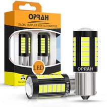 Oprah2x 12V 24V Canbus 1156 BAU15S BA15S P21W BAY15D 1157 LED 33pcs 5630 SMD 7440 W21W T20 자동 트럭 후방, 1157 BAY15D P215W+12V80V+Amber
