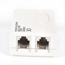 인터넷분배기 랜선분배기 전화 RJ11 라인 ADSL 모뎀 광대역 필터 분배기 암 어댑터 분리기, 01 WHITE_01 기타