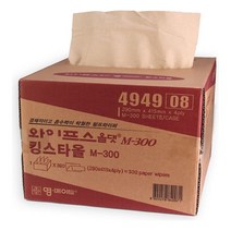 킹스타올 중형 300 494908 와이퍼 흡착포 종이타올 산업용 보루 와이퍼x524uW, !!맘에들어요A++!!