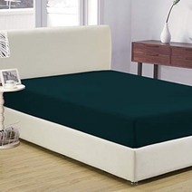 Mayfair Linen 100% Egyptian Cotton Sateen Weave 800 Thread Count California King Fitted Sheet with E, 1