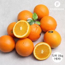 팸쿡 고당도 네이블 오렌지 72과 18kg (대과), 단품