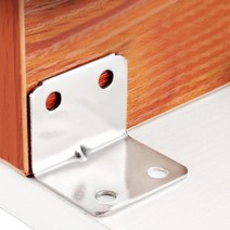 10개입 스텐 코너철 목재 선반 연결 보강재 상자 방문 수리 다목적 보수 꺽임쇠 DIY 제작 리폼 공방