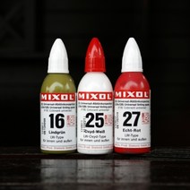 믹솔 다용도 조색 안료 (20ml) 수유성 페인트 스테인 조색제, 9. 블루, 20ml, 1개