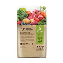 ANF 전연령 독 식스프리 그린 양고기 건식사료, Lamb(양고기), 2kg, 1개