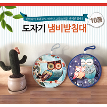 도자기 냄비받침/티코스터/냄비받침대/컵받침/코르크 냄비받침/나무냄비받침/코스터, 도자기 컵 받침대 (요리사) (디자인 2)