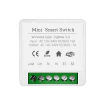 Tuya ZigBee 3.0 스마트 라이트 스위치 모듈 홈 오토메이션 DIY 차단기는 2 웨이 컨트롤 지원하며 Alexa Go, 01 16A 1PC