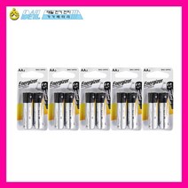 에너자이저 알카라인 카드형 건전지 AA (LR06) 5팩=10알