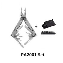 캠핑 낚시 등산 휴대용 멀티 툴 나이프 칼 sog pa1001 pa2001 edc 전술 생존 텐트 여행 야외 하이킹, pa2001 세트