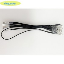 노리박스 월광보합 오락기DIY 아케이드 키트 와이어 Sanwa 조이스틱 및 버튼 USB 인코더 판도라 박스 연결, 16 2pcs xin mo 4.8mm