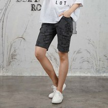 벅시루 여성 남녀공용 카모 5부 스판 건빵 반바지 2167