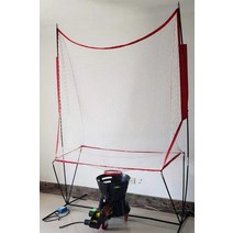 테니스 tennis ball machine hand throw ball single multiplayer practice training gymnasium 홈 버전 mini ten, 검은색