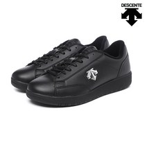 데상트 공용 피스트 V2 로고 스니커즈 SM323LSN91 BLK